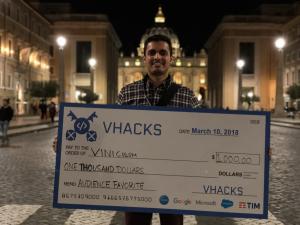 UChicago CS Graduate Student Takes Prize at First-Ever Vatican City Hackathon