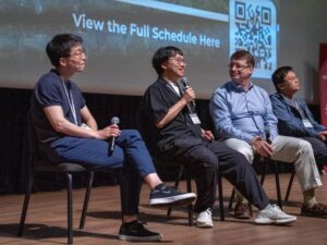 speakers on a panel