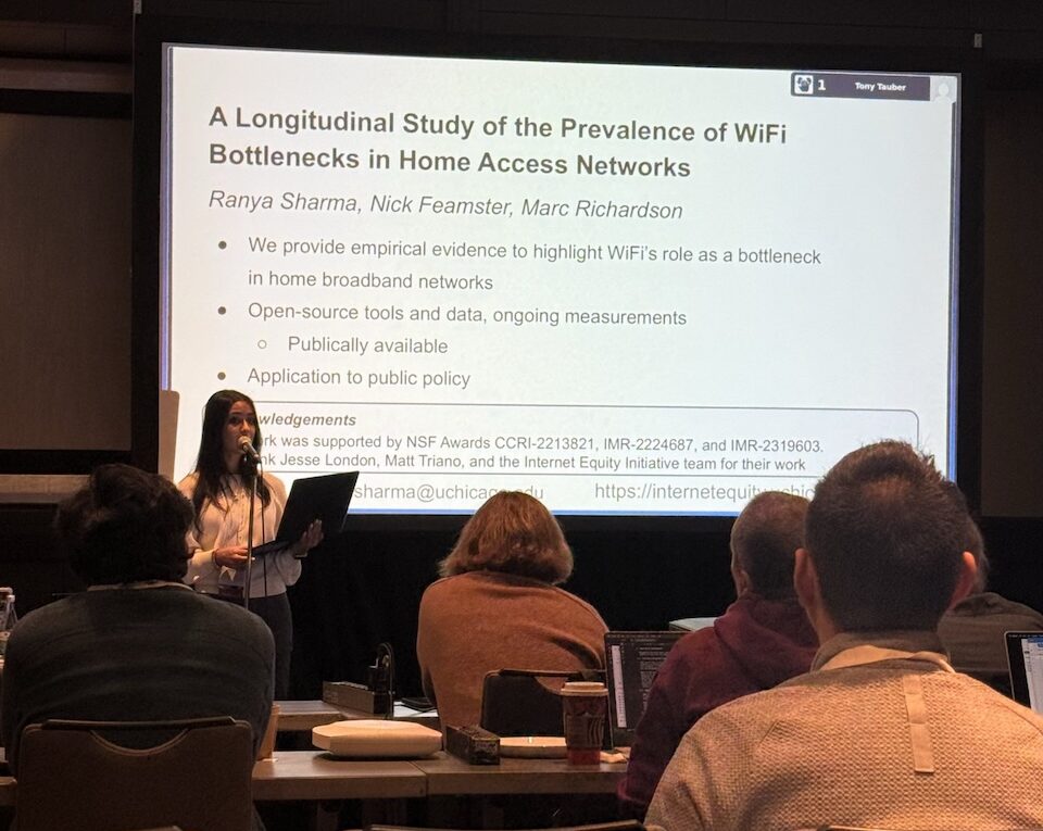 Tanya presenting research