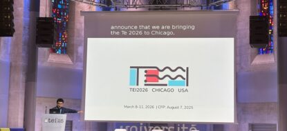 TEI conference announcement